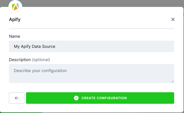 Keboola configuration setup
